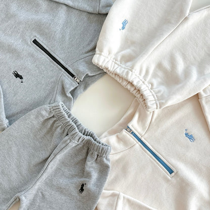 PL Half zip-up set