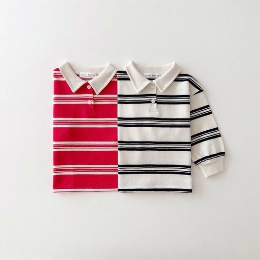 [PRE-ORDER] Collared striped tee
