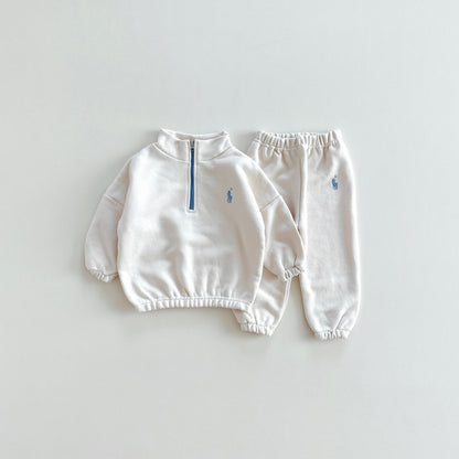 PL Half zip-up set
