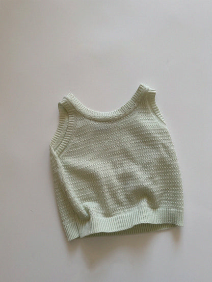 Pastel Knit Top [pink S]