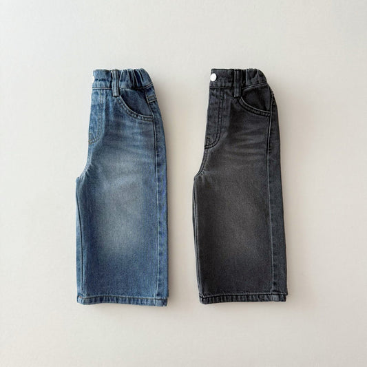 [PRE-ORDER] Washing wide denim pants