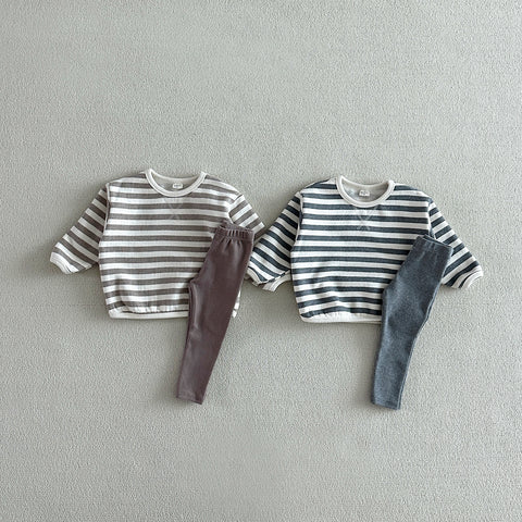 [PRE-ORDER] Fleece striped set