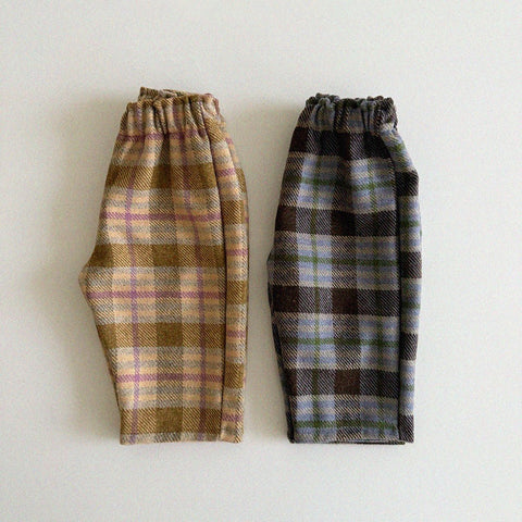 [PRE-ORDER] Wool check pants