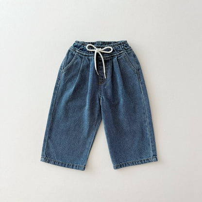 [PRE-ORDER] Elastic denim pants