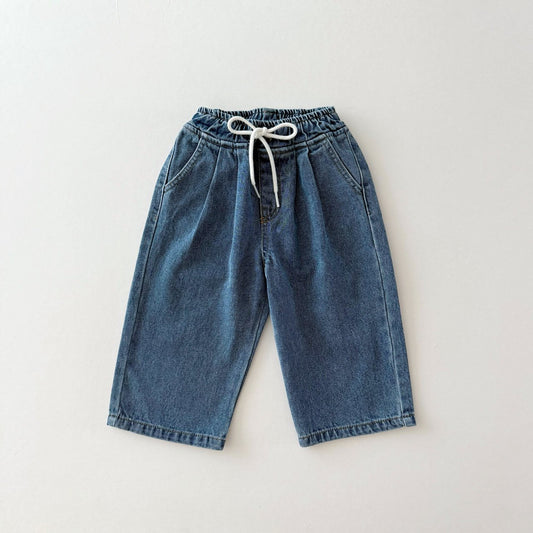 [PRE-ORDER] Elastic denim pants