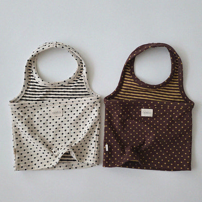 [PRE-ORDER] Chocolate chip halter neck top