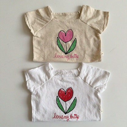 [PRE-ORDER] Linen tulip t-shirt
