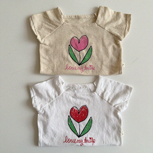 [PRE-ORDER] Linen tulip t-shirt