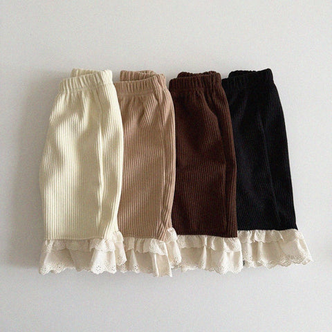 [PRE-ORDER] Corduroy frills pants