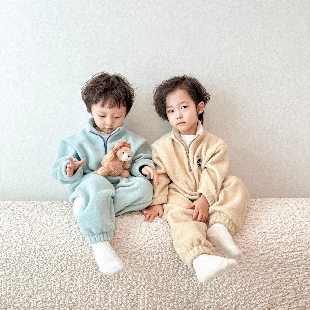 [PRE-ORDER] M&F fleece anorak set