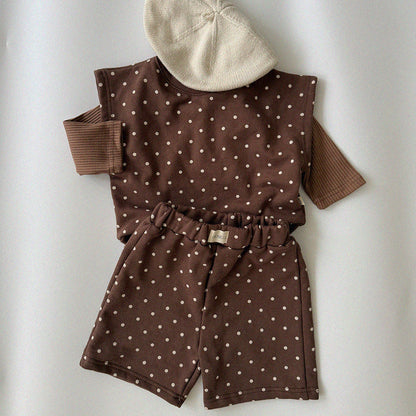[PRE-ORDER] Polka dot chunky pants