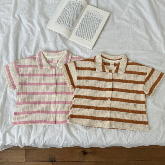 [PRE-ORDER] Croffle knit t-shirt