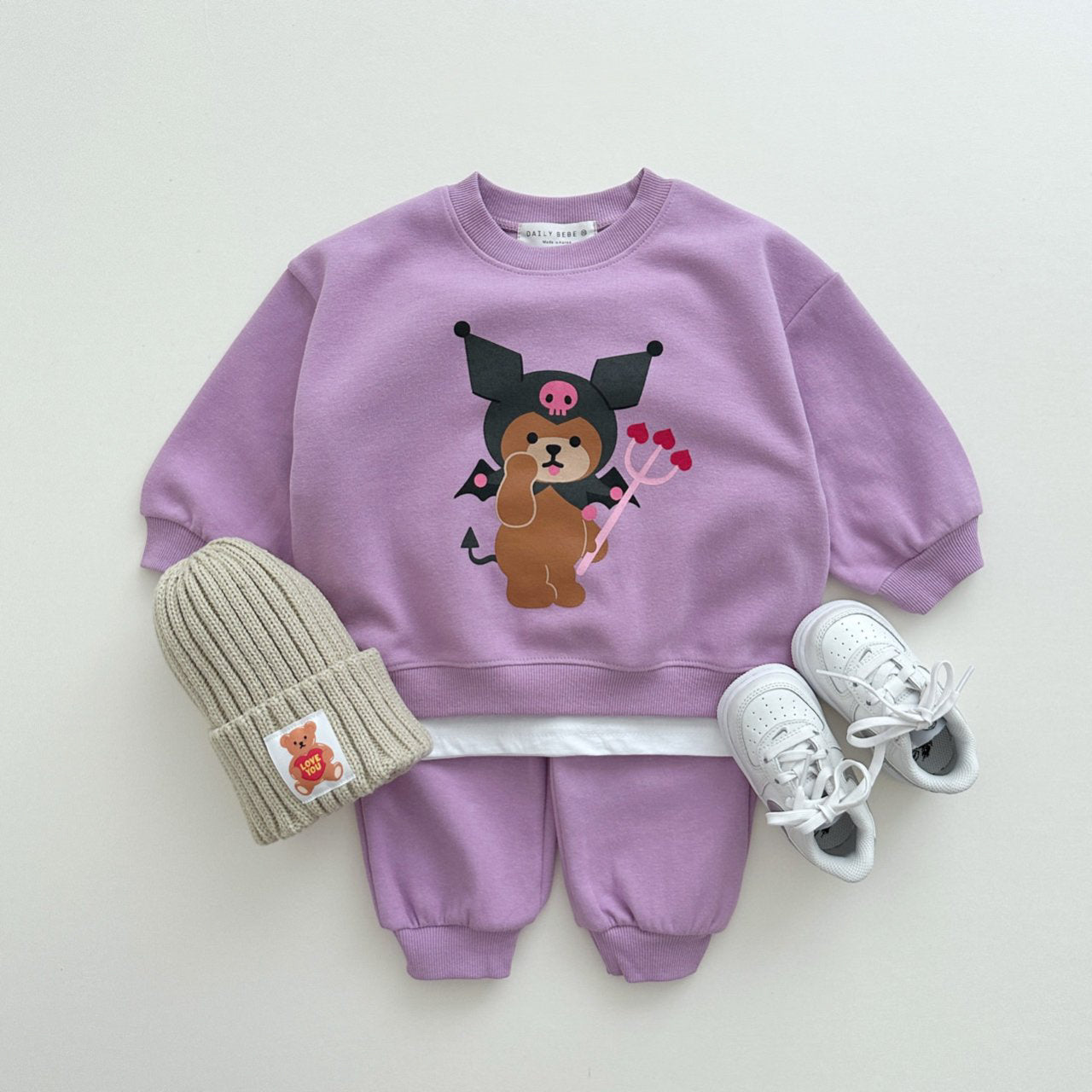 Beario Top & Bottom Set [Kuromi XS]