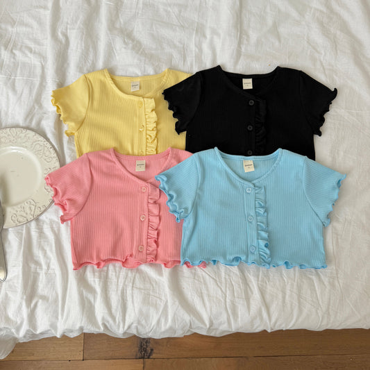 [PRE-ORDER] Candy frill cardigan