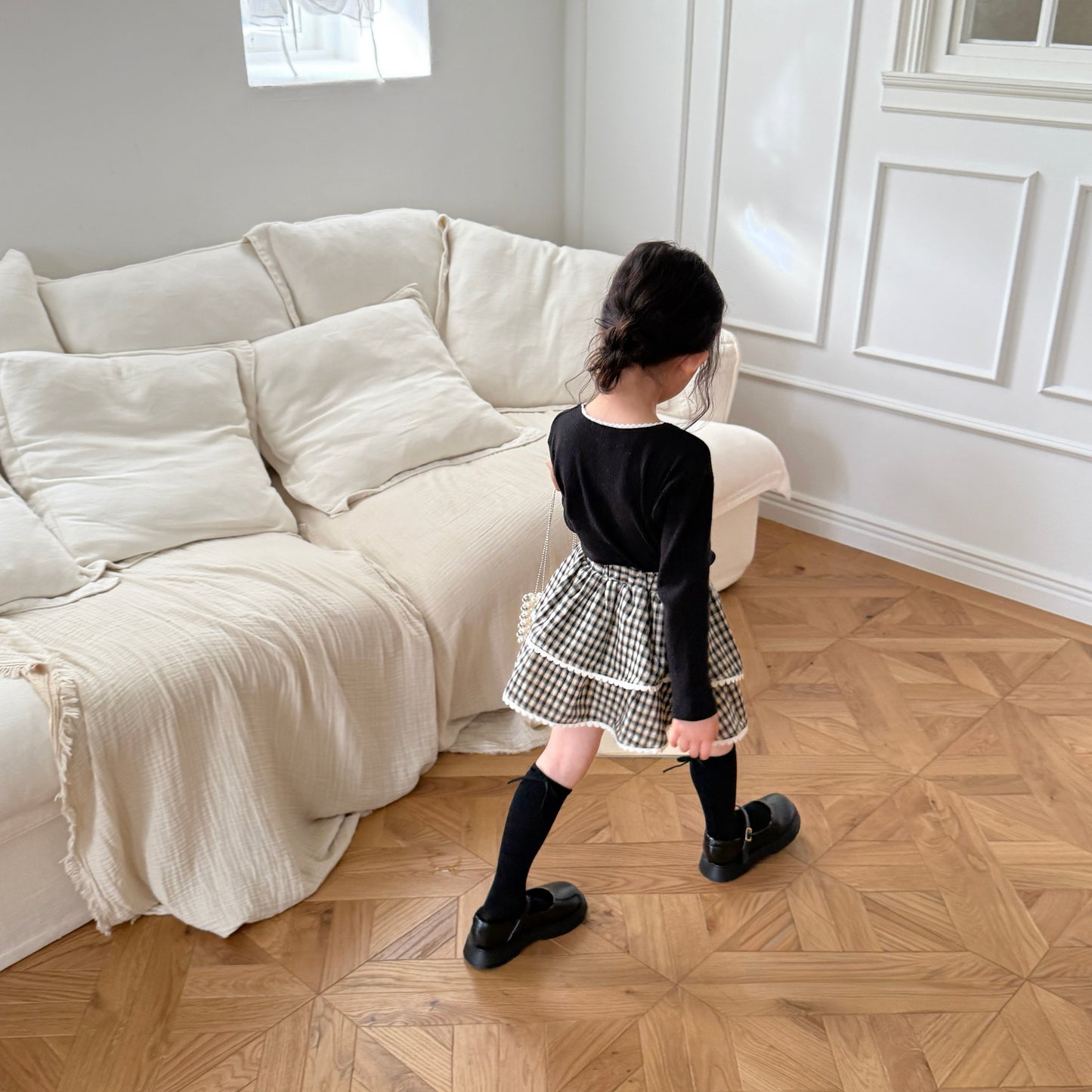 [PRE-ORDER] Cozy Check Skirt