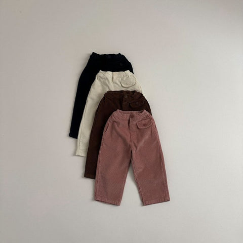 [PRE-ORDER] Button corduroy pants