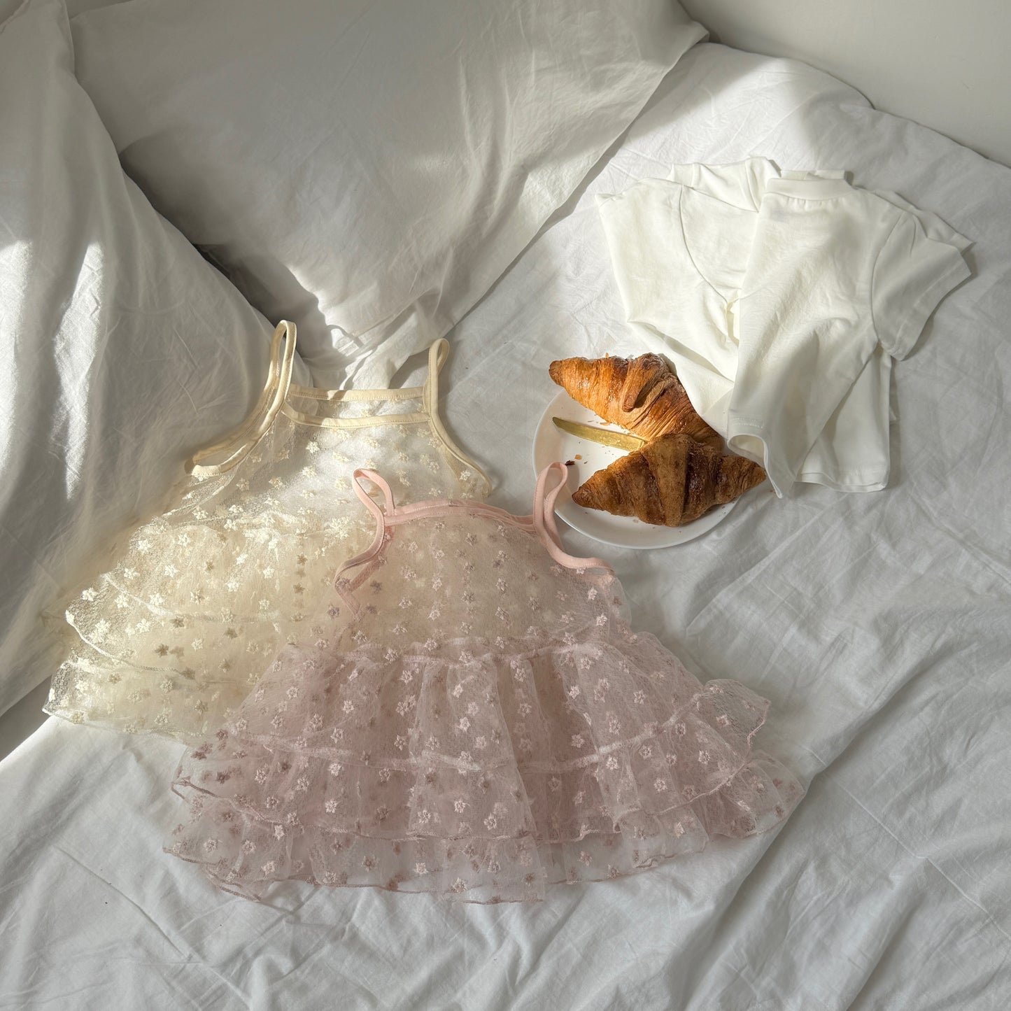 [PRE-ORDER] Flower layered tee set