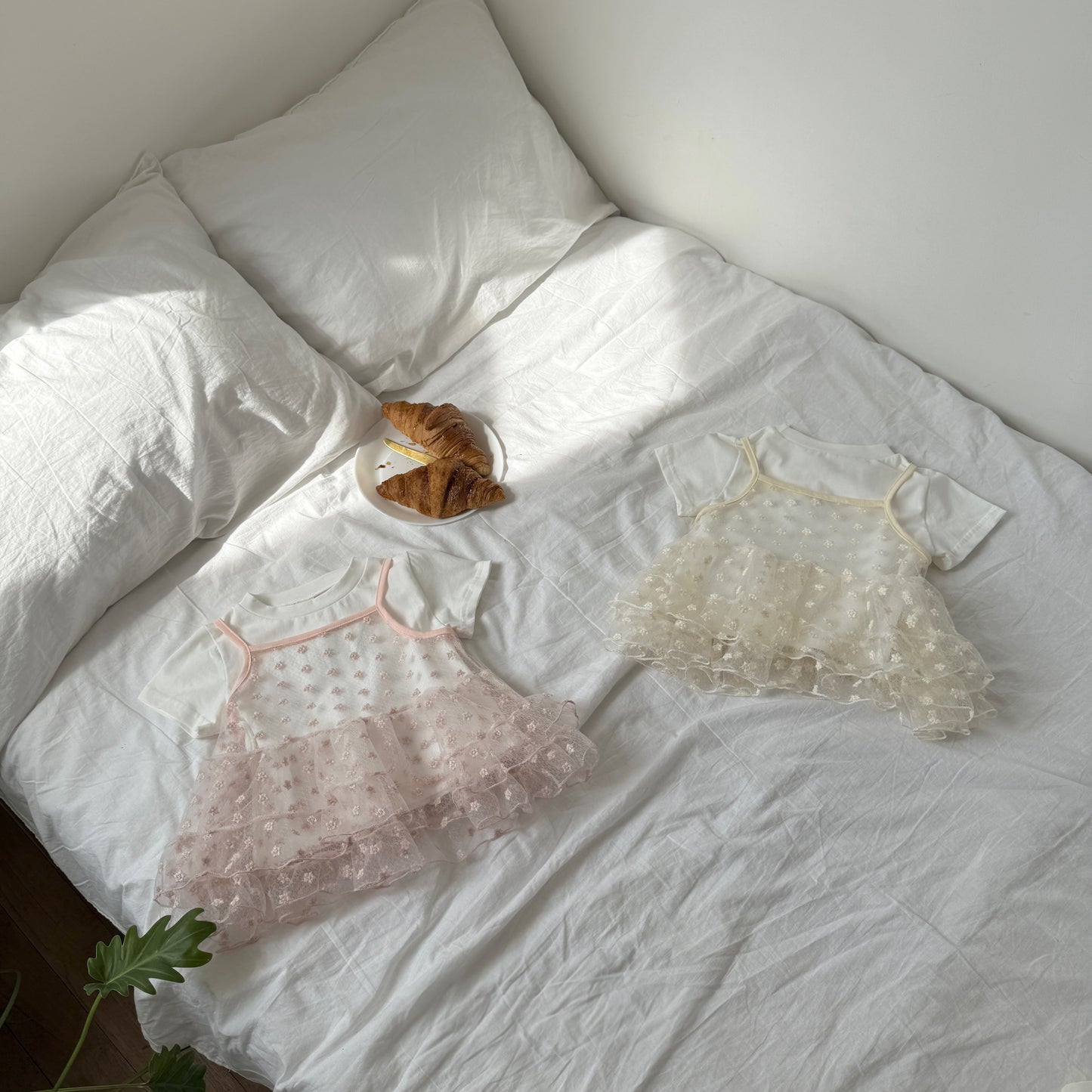 [PRE-ORDER] Flower layered tee set