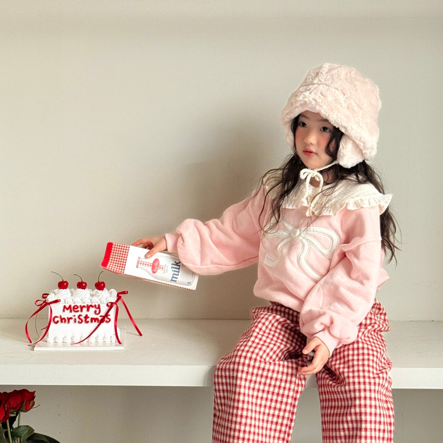 [PRE-ORDER] Ribbon Collar Sweatshirt