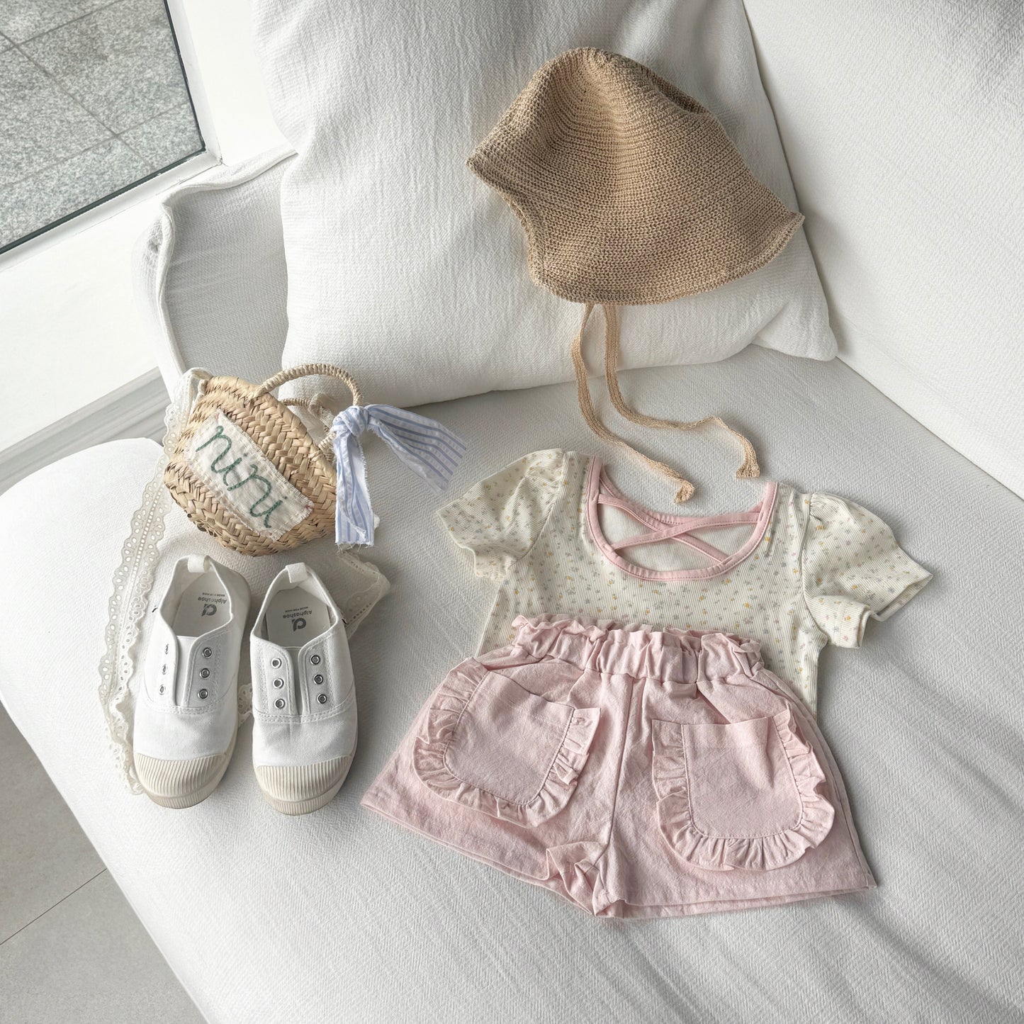 [PRE-ORDER] Frill pocket pants