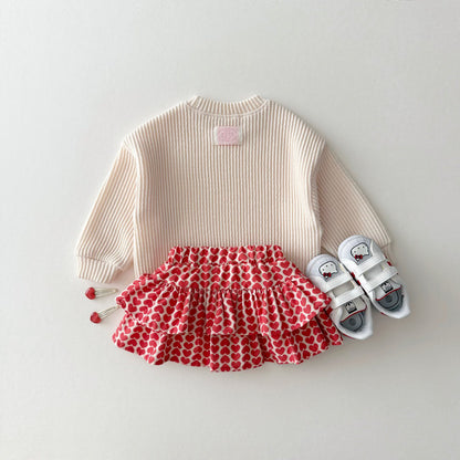[PRE-ORDER] Ribbed knit sweatshirt