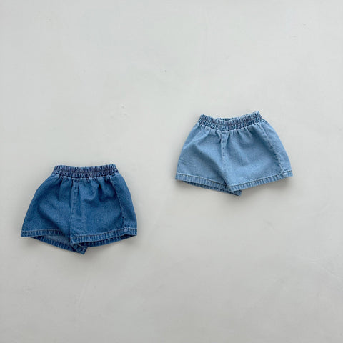 [PRE-ORDER] No.643 baby denim shorts