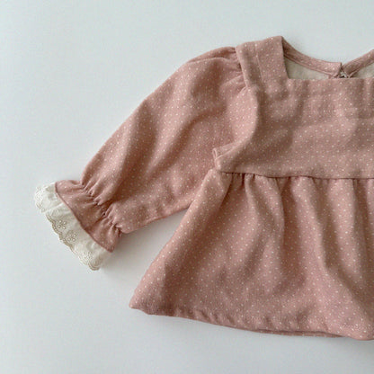 [PRE-ORDER] Milk dot blouse