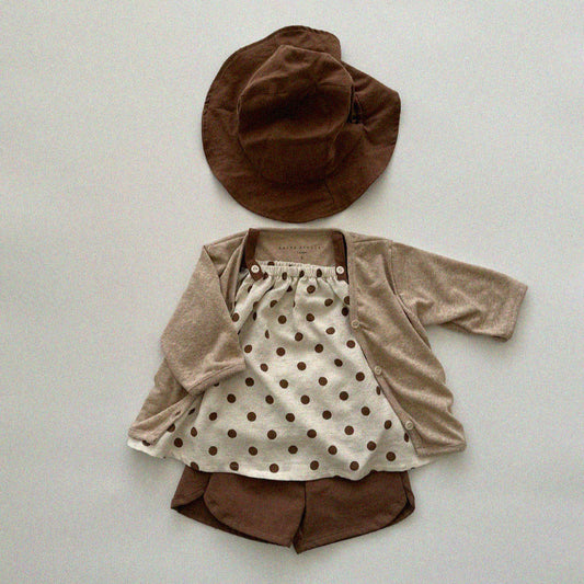 Linen cardigan [beige L]