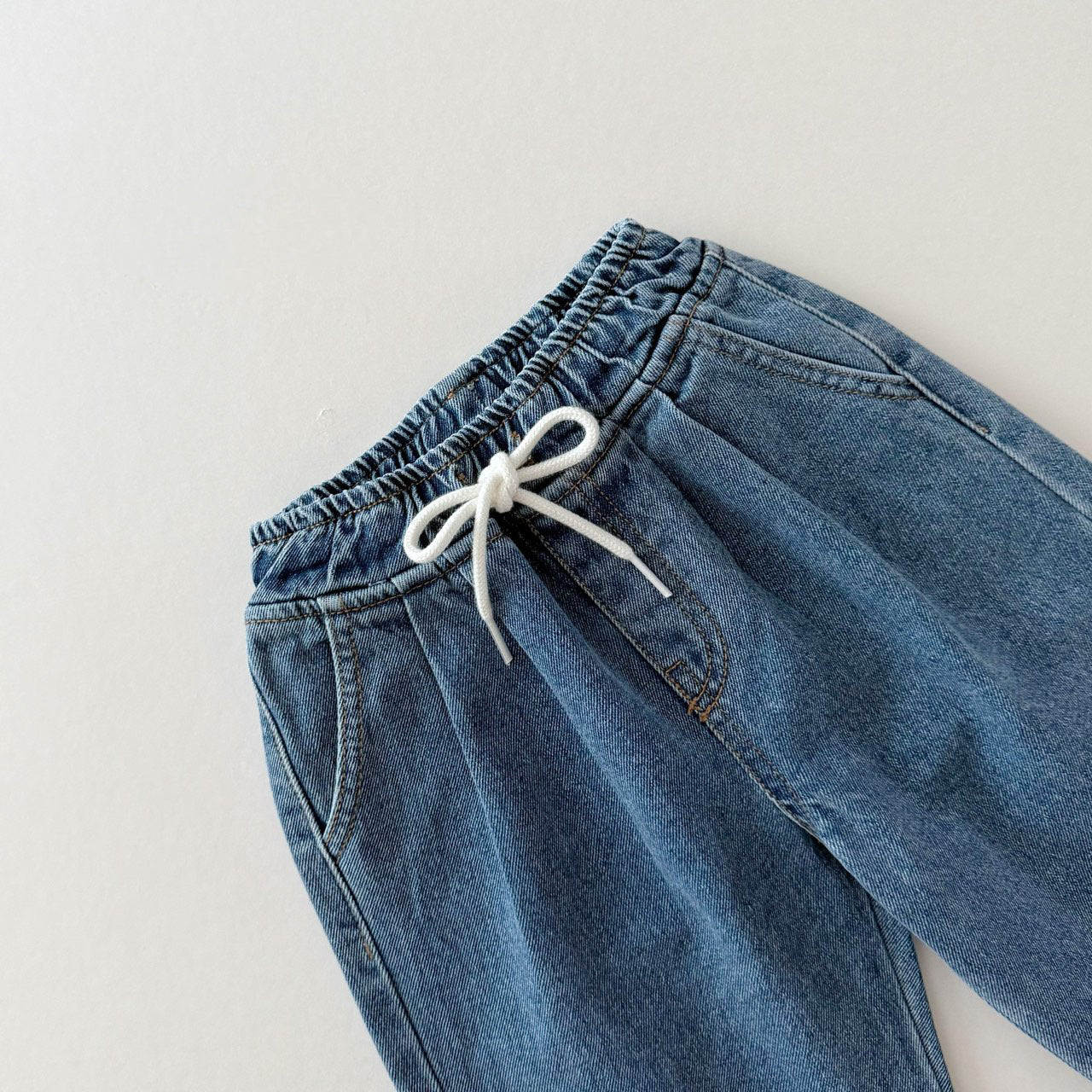 [PRE-ORDER] Elastic denim pants