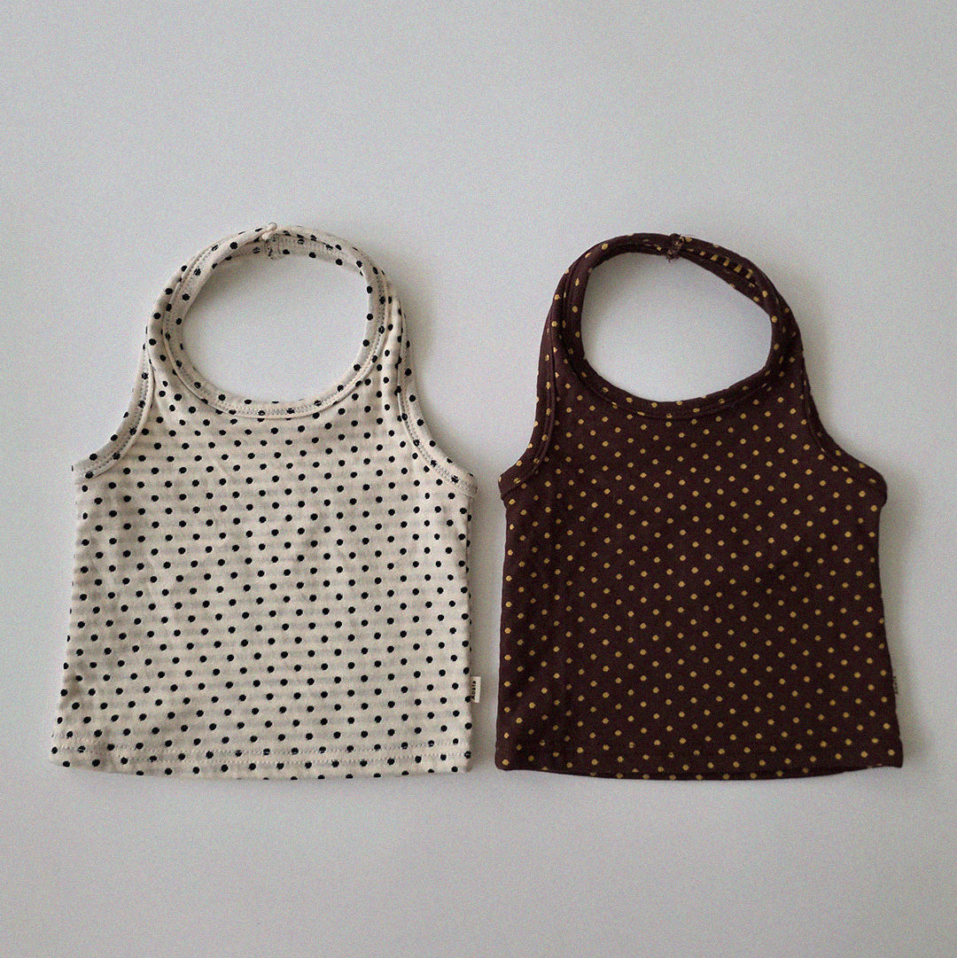 [PRE-ORDER] Chocolate chip halter neck top