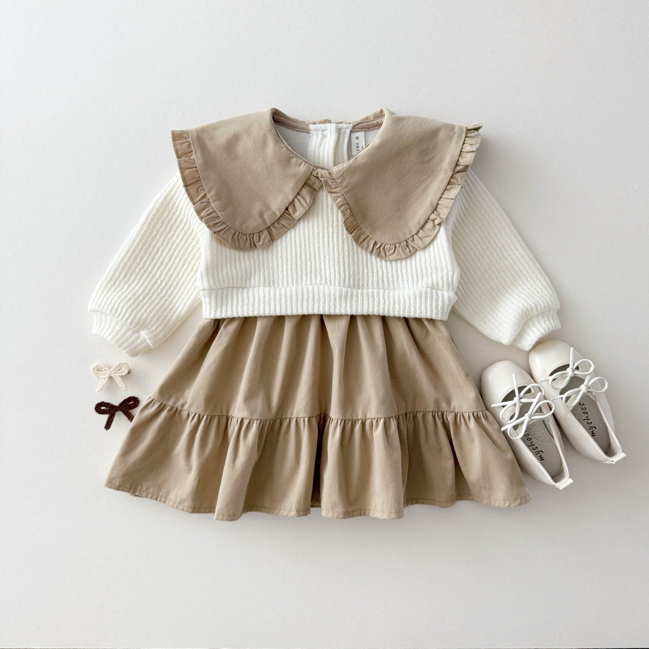 [PRE-ORDER] Collared knit dress