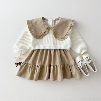 [PRE-ORDER] Collared knit dress
