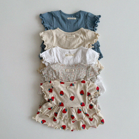 [PRE-ORDER] Linen frill blouse