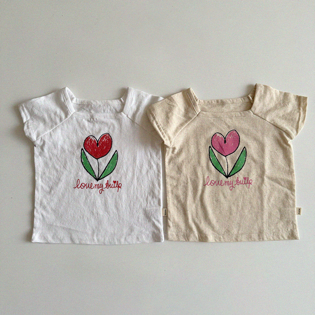 [PRE-ORDER] Linen tulip t-shirt