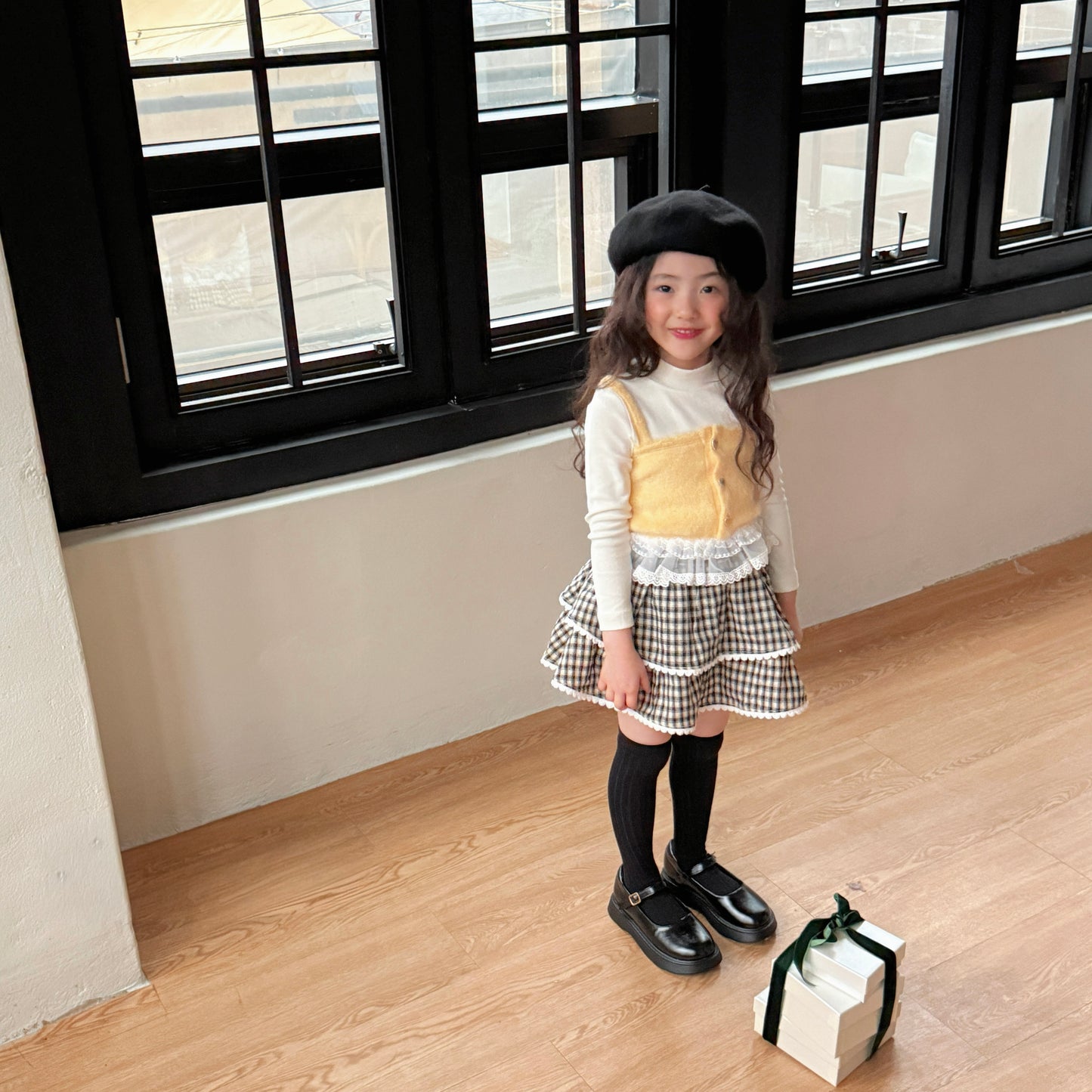 [PRE-ORDER] Cozy Check Skirt