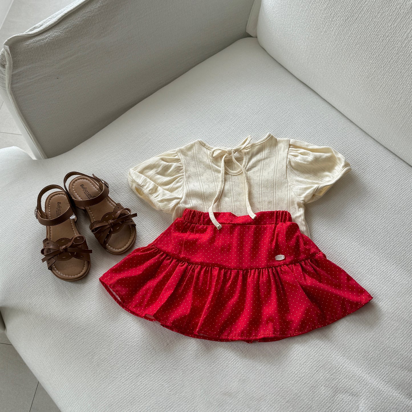 [PRE-ORDER] Dots chiffon skirt