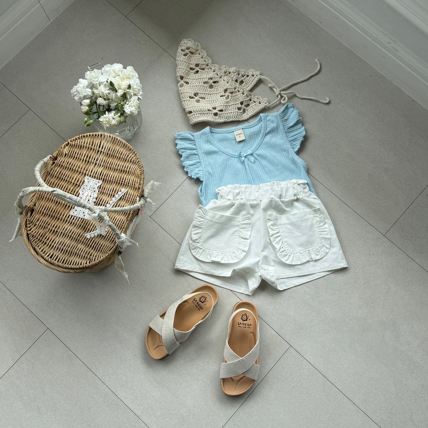 [PRE-ORDER] Frill pocket pants
