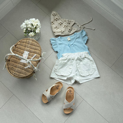 [PRE-ORDER] Frill pocket pants