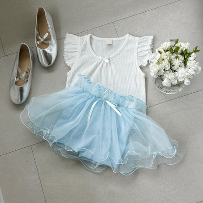[PRE-ORDER] Ribbon tulle skirt