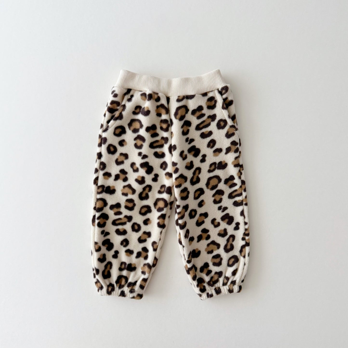 Fleeced jogger pants [red XS,S,L,XL]
