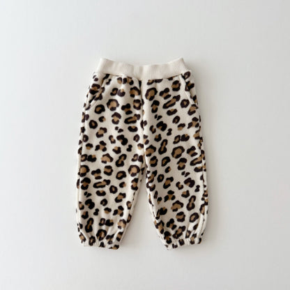 Fleeced jogger pants [red XS,S,L,XL]