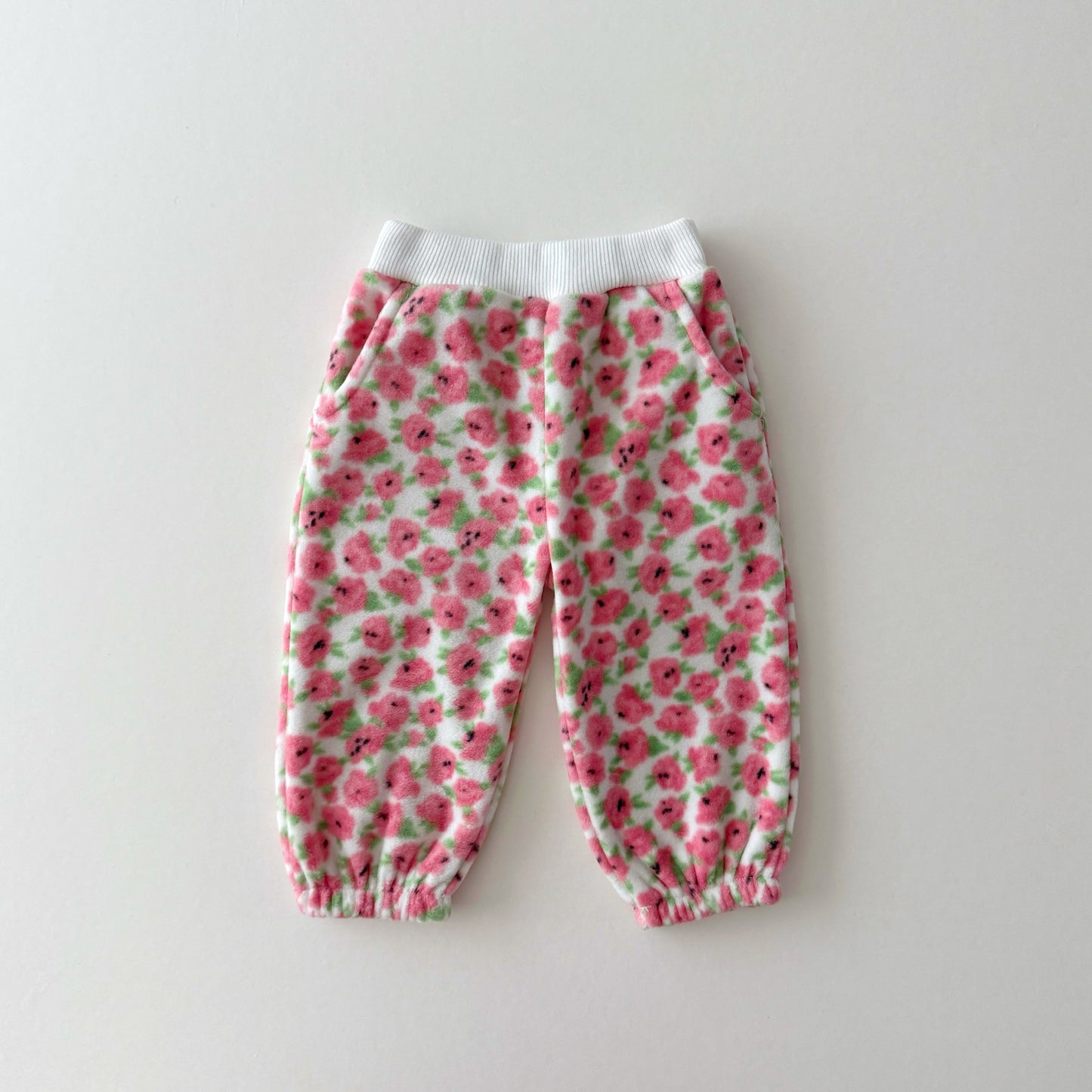 Fleeced jogger pants [red XS,S,L,XL]