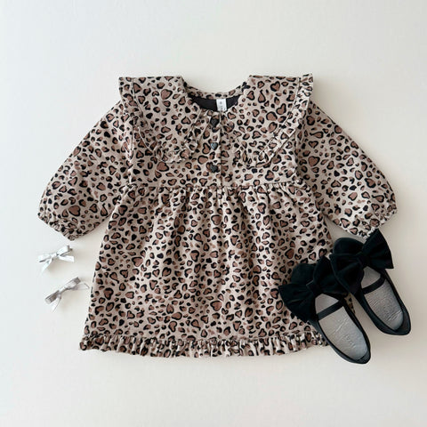 [PRE-ORDER] Leopard quilted dress