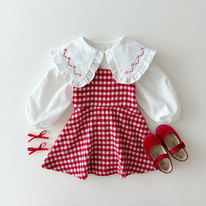 Eve checker dress [XS,XL]