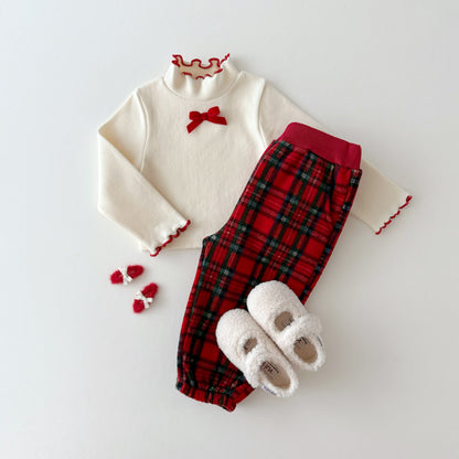Wave ribbon tee [ivory S]