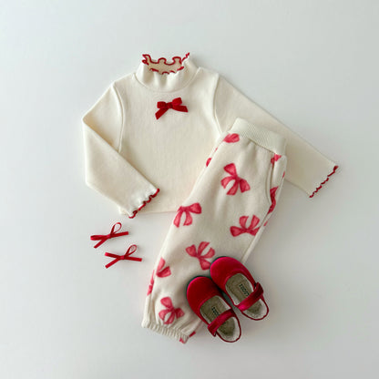 Wave ribbon tee [ivory S]