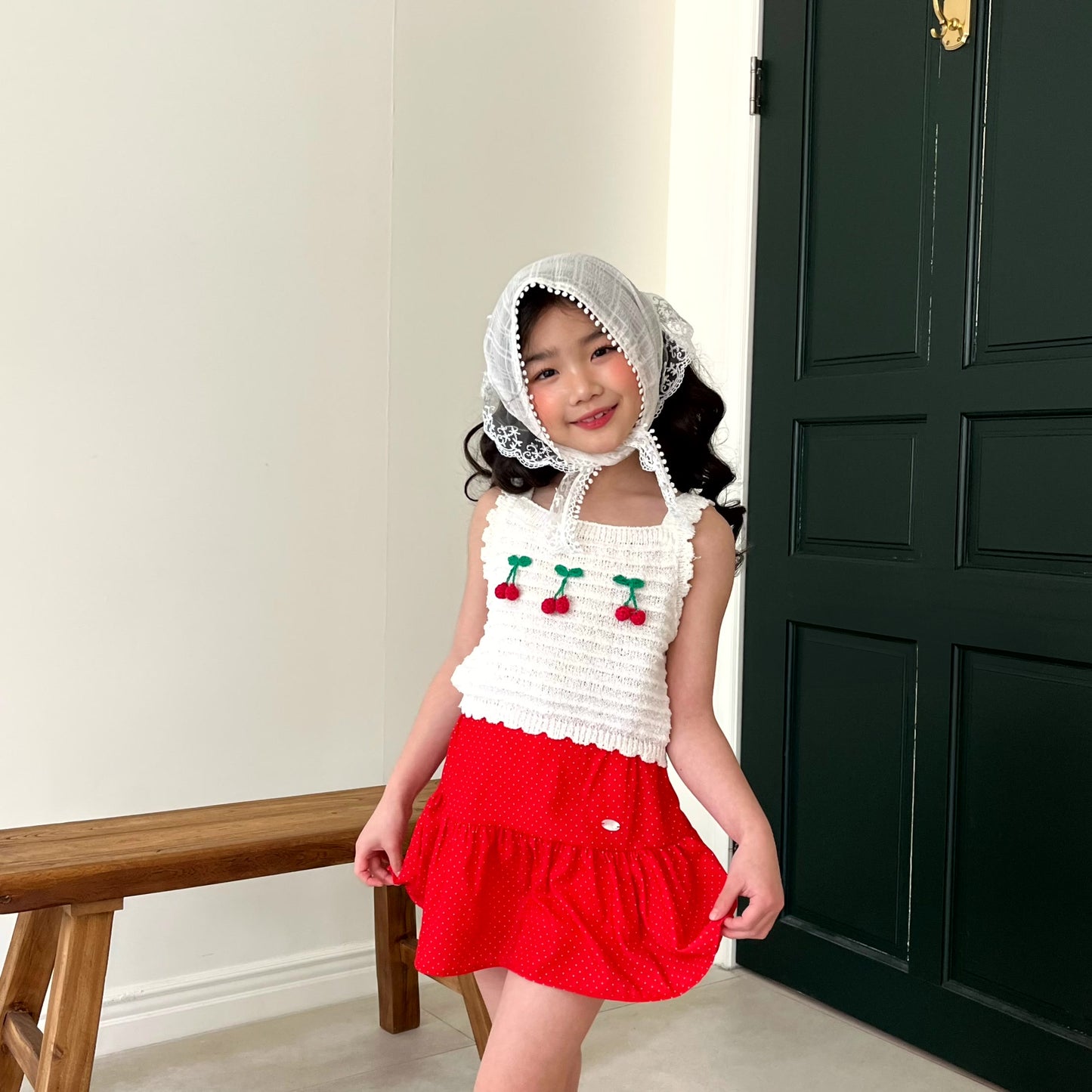 [PRE-ORDER] Dots chiffon skirt