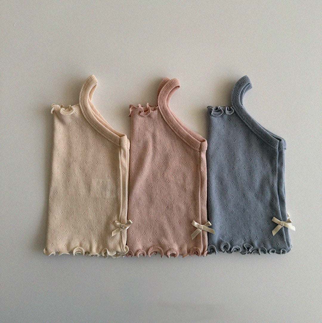 [PRE-ORDER] Camelia spaghetti top