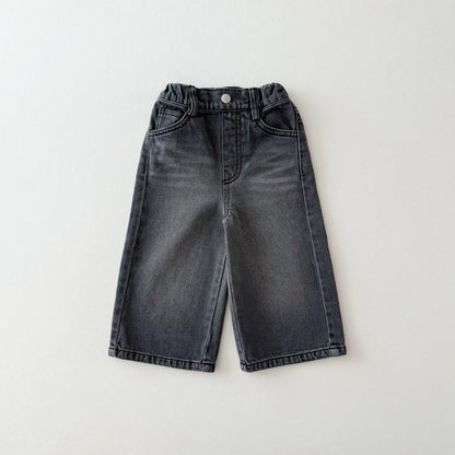 [PRE-ORDER] Washing wide denim pants