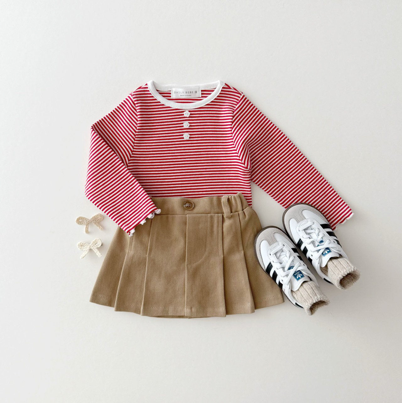 [PRE-ORDER] Striped cropped tee